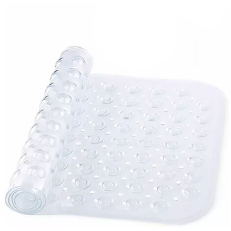 Tapis de bain antidérapant avec ventouses PVC pour douche et baignoire, coussin de massage (1/5)
