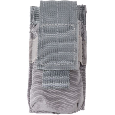 Sacoche Lampe Torche Nylon Imperméable, Accessoire Élégant pour Randonnée et Camping, Gris (1/5)