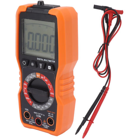 Multimètre Numérique pour Mesurer Tension, Courant et Résistance - Testeur Électrique Voltmètre Ampèremètre (1/5)