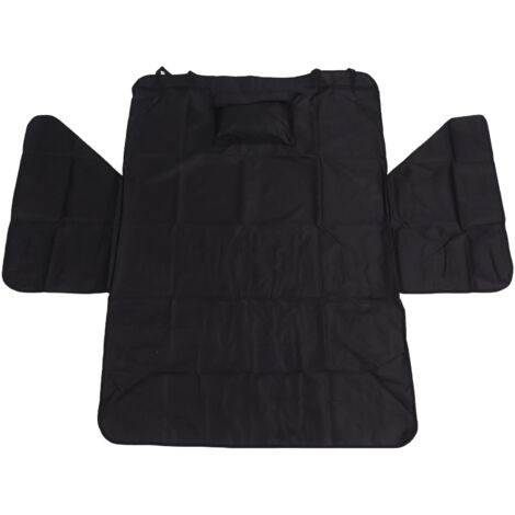 Housse de Siège Auto pour Chien Imperméable, Protection Intégrale pour Banquette Arrière de SUV et Camion, Noir 132x104x43cm (1/5)
