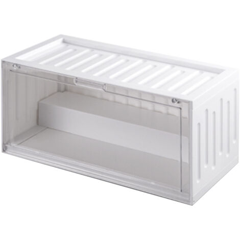 Boîte de Rangement pour Figurines Miniatures, Écrin Transparent Anti-Poussière Blanc Porcelaine (1/5)