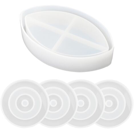 Moule en Silicone pour Dessous de Verre Résine Œil Bleu - Idée Cadeau Créative DIY