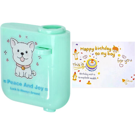 Projecteur Anniversaire Mini Lampe Projection Enfant Portable Lumière Projecteur pour Maison Fête Vert (1/2)