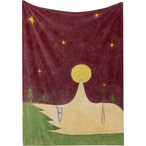 Couverture Décorative Douce et Confortable pour Canapé et Chambre - Lavable en Machine - 150x200 cm - Motif Moderne (1/5)