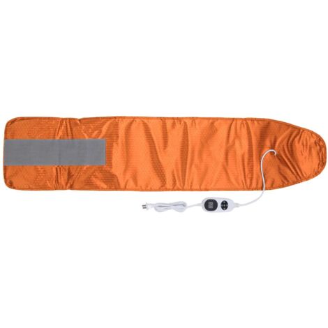 Ceinture chauffante infrarouge lointain pour minceur abdominale, brûle-graisse avec vibrations, 220V orange.