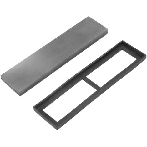 Pierre à aiguiser professionnelle haute dureté - Kit de pierre à affûter efficace et facile à nettoyer pour couteaux de cuisine et ciseaux - Grain 800 (1/5)