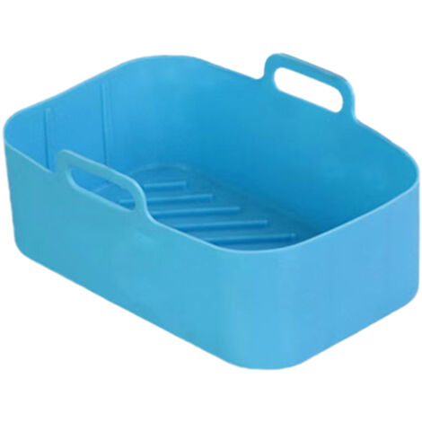 Panier silicone pour friteuse sans huile, grade alimentaire, compatible avec friteuse double panier Ninja Foodi 8QT DZ201, accessoire cuisine lavable et réutilisable. (1/5)