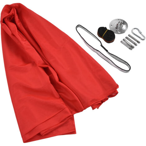 Hamac élastique pour enfants 1,5m rouge - Développement moteur, Détente et Confort - Balançoire hamac (1/5)