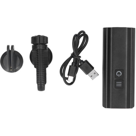 Phare de Vélo Avant 5 Modes USB Rechargeable Haute Luminosité Large Portée Éclairage Extérieur (1/5)