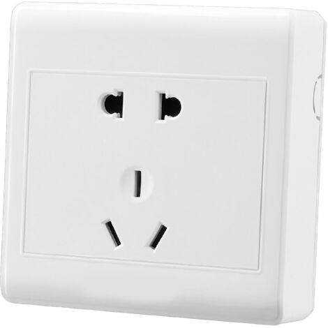 Prise murale électrique ultra-mince 5 trous ignifuge pour PC et appareils ménagers (1/5)