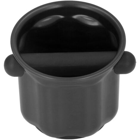 Boîte à marc de café robuste et anti-choc - Récipient de vidage pour café moulu - Accessoire barista noir (1/5)
