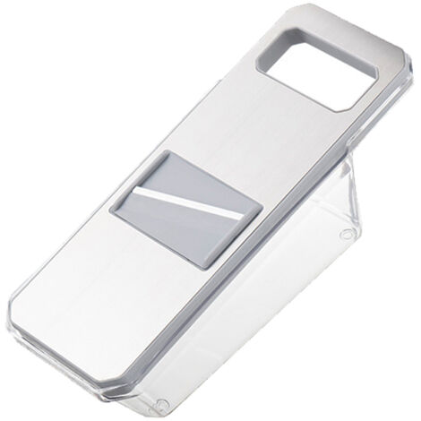 Coupe-Légumes Multifonction en Acier Inoxydable - 6 Lames Incluses avec Protège-Mains et Boîte de Rangement - Pour Cuisine Pratique (1/5)
