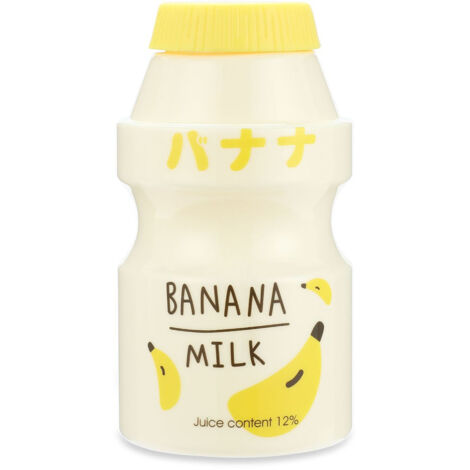 Gourde Enfant Portable 480ML avec Bretelle - Design Fruité Jaune, Plastique PC Résistant pour Activités Extérieures (1/5)