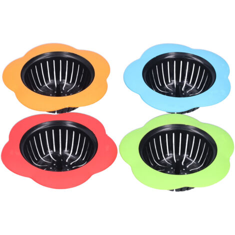 4 Pièces Filtre de Drain pour Salle de Bain, Douche, Évier, Buanderie et Cuisine (1/5)