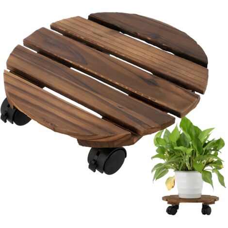 Étagère à Fleurs Roulante pour Intérieur - Support de Plantes Mobile pour Salon, Jardin et Bonsaï (1/5)