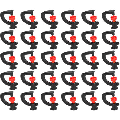 30 Pièces Buse de Pulvérisation Rotative Type G, Arroseur Suspendu pour Jardin et Serre (1/5)