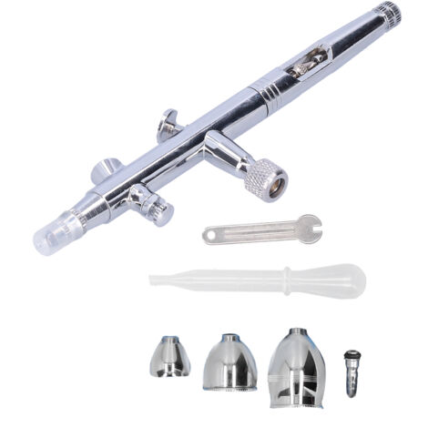 Pistolet à Peinture Aérographe G1/8 Kit Complet pour Art et Maquillage (1/5)