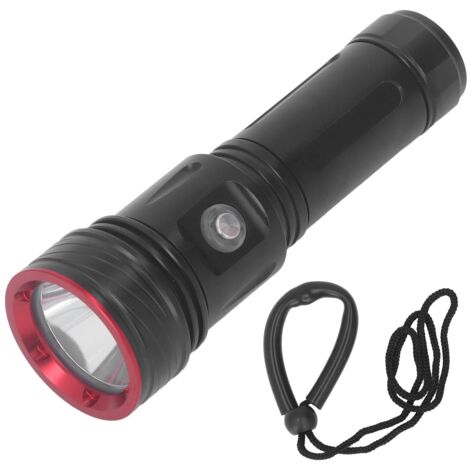 Lampe de plongée étanche 3800lm Super lumineuse IPX8 4 modes en alliage d'aluminium Torche sous-marine LED (1/5)