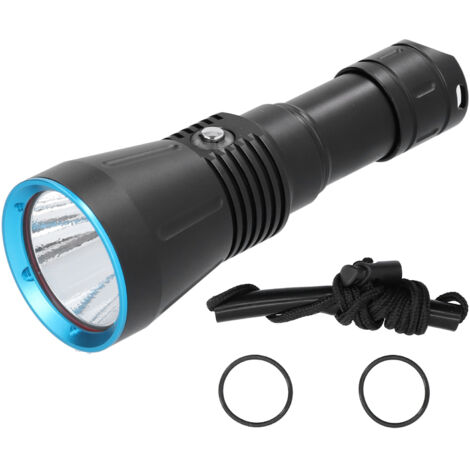 Lampe de plongée professionnelle XHP70 10000lm, puissante pour pêche sous-marine jusqu'à 150m (1/5)