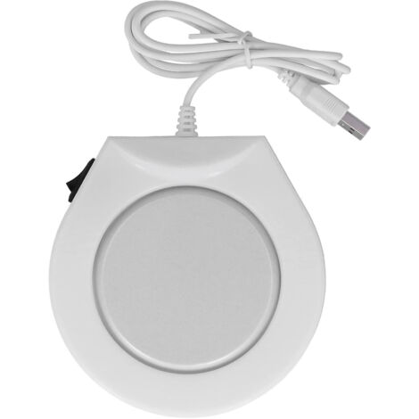Chauffe-tasse USB à ventouse pour bureau, chauffe-mug café lait, tapis chauffant (1/5)