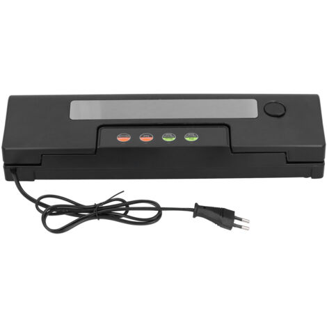 Machine d'Emballage Sous Vide Automatique pour Aliments Noire, Scelleuse Vide Domestique avec Prise UE 100V-240V (1/5)