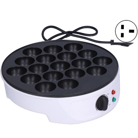 Grille électrique à takoyaki portable 18 trous - Machine à boules de poulpe pour petit-déjeuner - 220-240V prise EU (1/5)