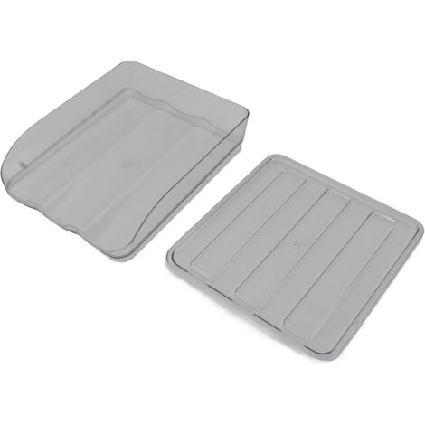Porte-œufs pour réfrigérateur - Design incliné, transparent, grande capacité et amovible - Distributeur d'œufs 1 niveau (1/5)