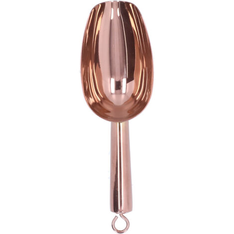 Pelle à Glace en Acier Inoxydable, Racleur et Pelle à Farine, Accessoire de Cuisine Rose Doré 20cm (1/5)