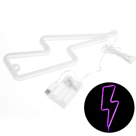 Luminaire LED NéoN Murale Innovante pour Salon Décoration Fête Anniversaire Maison (1/5)