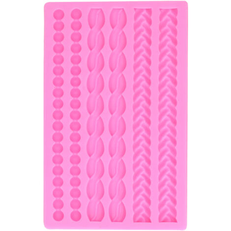 Moule à Gâteau en Forme de Perle Tressée en Silicone 3D pour Pâtisserie DIY (1/5)