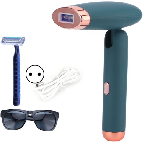 Épilateur Laser Portable 570‑1100NM Indolore, Appareil d'Épilation Rechargeable et Pliable, Prise UE 100‑240V (1/5)