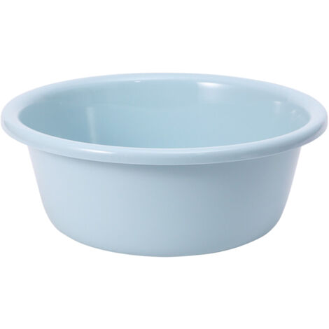 Bassin de Lavage Rond en Plastique Renforcé pour Bébé et Étudiant - 29,5x10 cm - Bleu - Pour Dortoir et Salle de Bain (1/5)