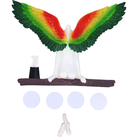 Statues d'Ange en Résine Colorées - Décoration Tridimensionnelle pour Intérieur, 20 cm (1/5)