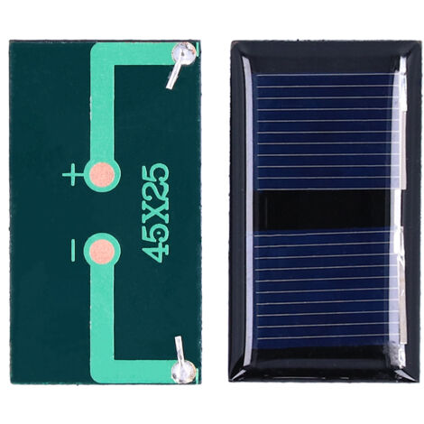 4 pièces 1V 0.15W panneau solaire miniature DIY pour projets électroniques 45x25mm (1/5)
