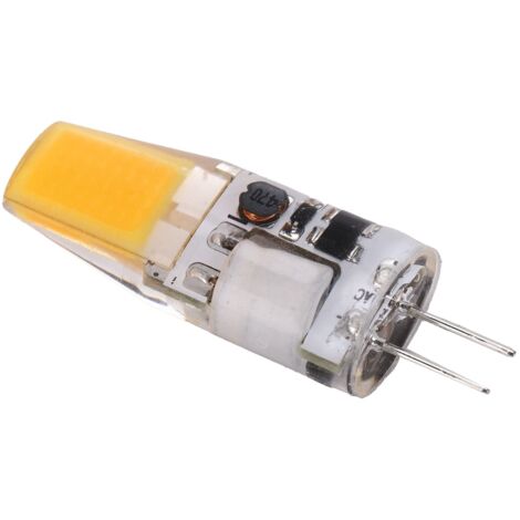 Ampoule LED G4 5W 600LM pour lustre et plafonnier, 12V AC/DC, blanc chaud 2700K-3100K, dimensions compactes 4.2x1.3cm (1/5)
