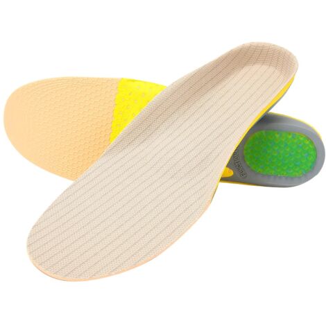 Semelles de chaussures absorbant les chocs et la transpiration avec support de voûte plantaire pour basket et course (1/5)