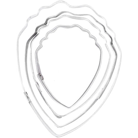 4 Pièces Emporte-Pièce Pivoine pour Pâtisserie DIY, Moule à Biscuits et Gâteaux en Fondant, Accessoires de Cuisine (1/5)