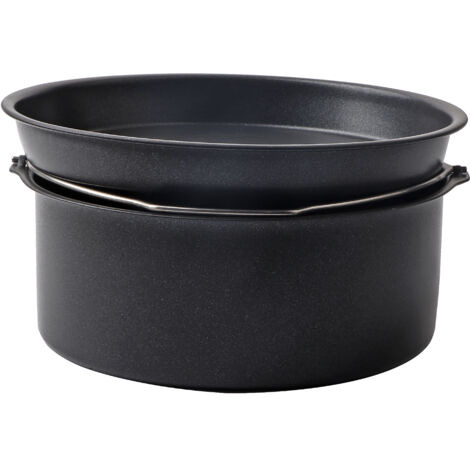 Accessoires de Friteuse : Moule à Pizza, Plateau de Cuisson pour Gâteaux, 8 Pouces - Ustensile de Cuisine (1/5)