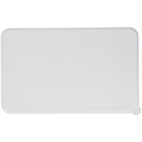 Tapis de Mangeoire Anti-Fuite en Silicone pour Animaux, Antidérapant et Imperméable (Gris) (1/5)
