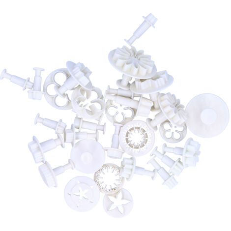 33 pièces Emporte-pièces à Biscuits en Forme de Gâteau pour Pâtisserie DIY (1/5)