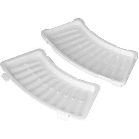 2 Pièces Bac à Glaçons Innovant avec Couvercle Blanc - Moule Multifonction pour Maison Été (1/5)