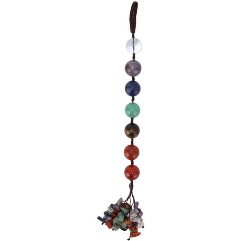 Pendentif Pendule 7 Chakras pour Voiture Décoration Intérieure Méditation Yoga (1/5)
