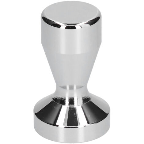 Presse-café compact italien en acier inoxydable, marteau à tasser pour café moulu, idéal bureau et maison, couleur argentée 51mm (1/5)