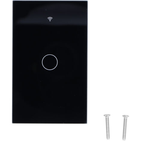 Interrupteur Zigbee Tuya à Commande Vocale, Compatible avec Alexa et Google Home, 100-240V, Noir (1/5)