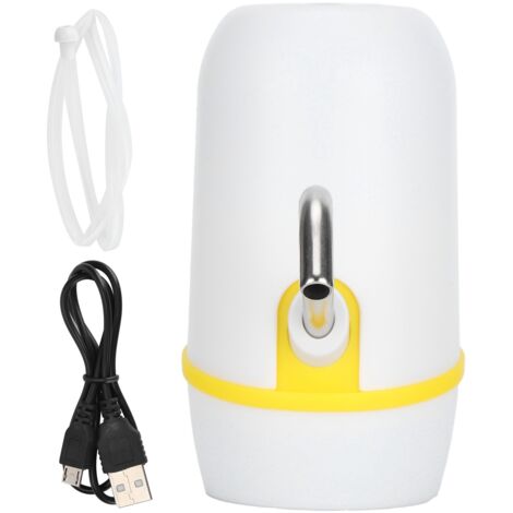 Pompe à eau automatique universelle USB pour bouteille, distributeur d'eau potable portable blanc (1/5)