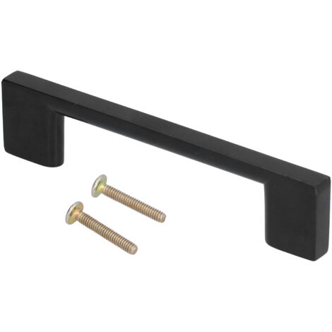 Poignée de Porte Noire en Alliage de Zinc pour Meuble de Cuisine et Armoire, 126mm (1/5)