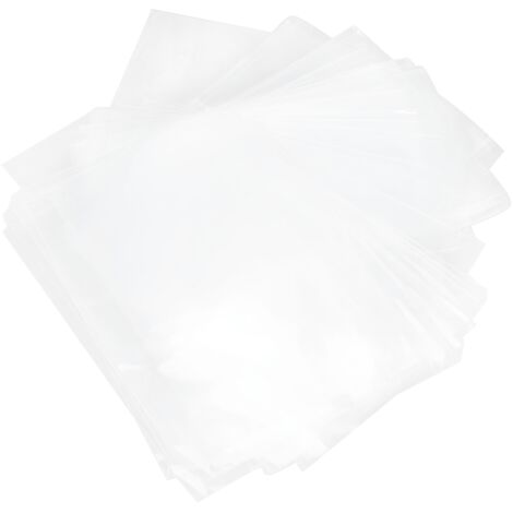 100 Sacs à Glace Transparents Rectangulaires pour Bonbons Chocolat - 10x16cm - Fêtes Mariage Pique-nique (1/5)
