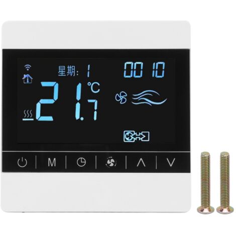 Thermostat Intelligent pour Ventilateur Convecteur - Régulateur de Température Domotique 220V