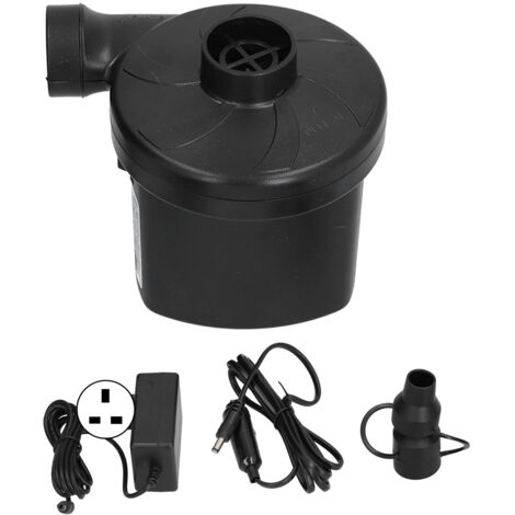 Pompe à Air électrique Mizikuu – 2en1 (gonflage/dégonflage), 3 Buses, AC 240V Ou DC 12V, 50W, Pour Matelas Et Piscine