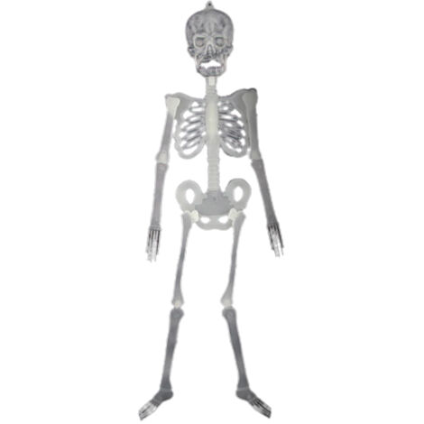 Squelette Lumineux pour Halloween - Décoration Effrayante pour Pelouse, Maison Hantée et Fête - Modèle Réaliste et Fluorescent (1/5)